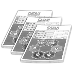 999 Games Catan: Het Dobbelspel: Scoreblok 3 Stuks