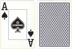 CARTAMUNDI Copag 100% Plastic Poker Jumbo Faces - Rood