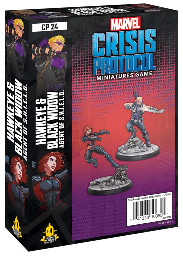 Atomic Mass Games Marvel CP: Hawkeye And Black Widow 1 Atomic Mass Games Marvel CP: Hawkeye And Black Widow