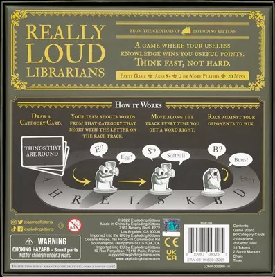 EXPLODING KITTENS Really Loud Librarians 2 EXPLODING KITTENS Really Loud Librarians - Afbeelding 2