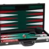 Philos Backgammon Koffer Groot Standaard (groen)
