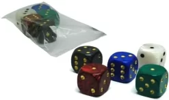 Dobbelsteen 36 Mm In 5 Kleuren