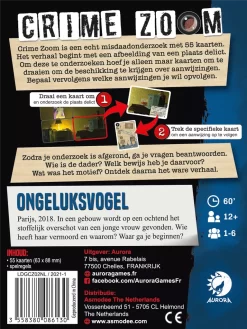 Crime Zoom Case 2 - Ongeluksvogel -Bordspellen hglycn5h4t5bj6xp4leu3kmy7xpqr3vc