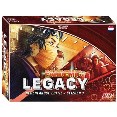 Z-Man Games Pandemic Legacy NL - Red Edition 1 Z-Man Games Pandemic Legacy NL - Red Edition