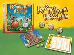 999 Games Konijnenhokken - Dobbelspel -Bordspellen konijnenhokken dobbelspel e2c91