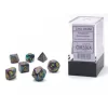 Chessex Festive Mini-Polyhedral Mosaic/yellow Dobbelsteen Set (7 Stuks)