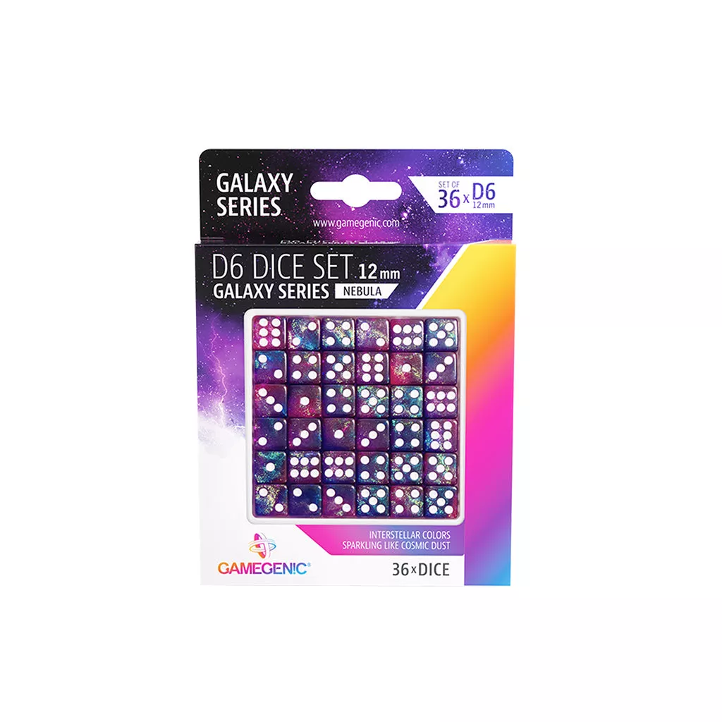 Gamegenic Dice Set Galazy Series - Nebula (36 D6) 1 Gamegenic Dice Set Galazy Series - Nebula (36 D6)