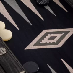 Backgammon: Pearly Grey Vavona - Medium -Bordspellen pxhotplctngvm2sdihotr5e6znpfdvko