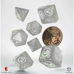 The Witcher Dice Set Ciri Wit Mat -Bordspellen the witcher dice set ciri wit mat 54bf1
