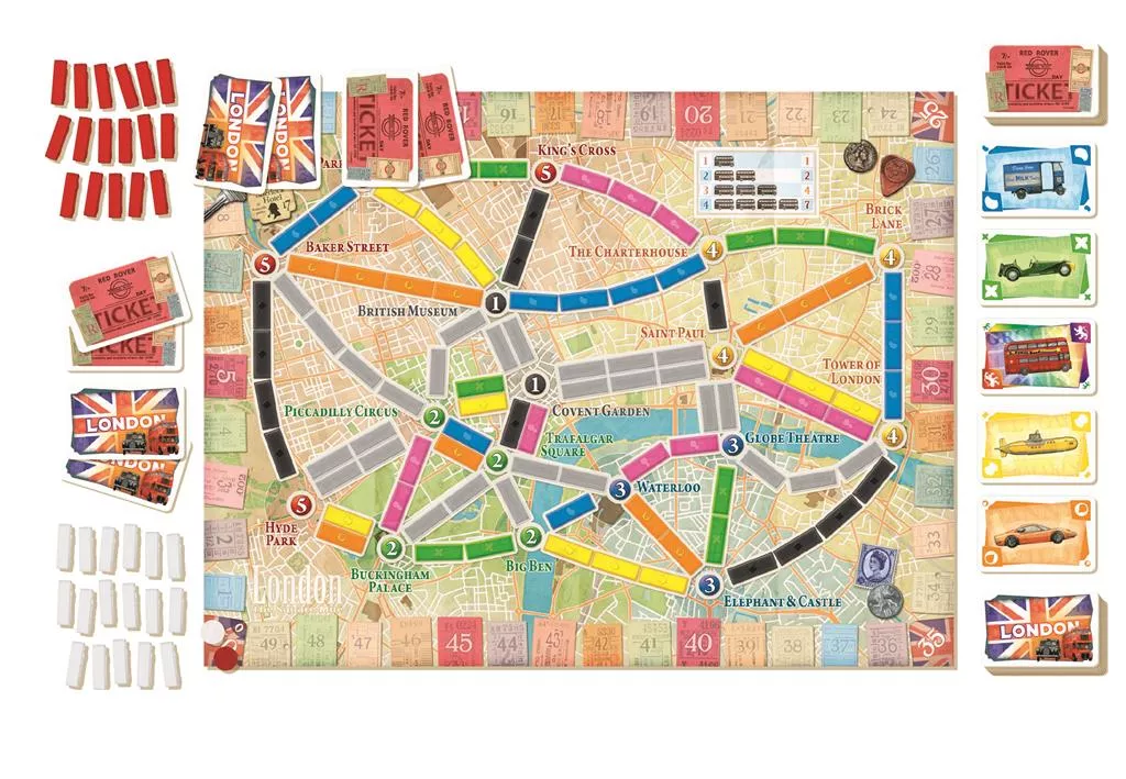 Days Of Wonder Ticket To Ride London - NL 5 Days Of Wonder Ticket To Ride London - NL - Afbeelding 5