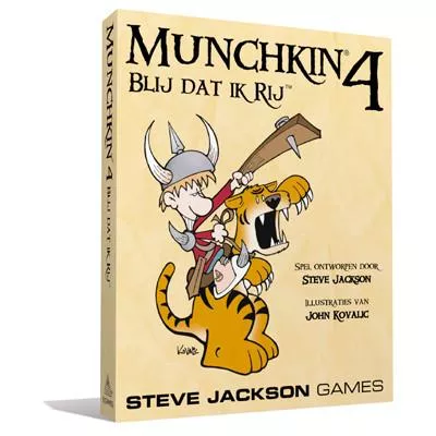 Steve Jackson Games Munchkin 4 NL - Blij Dat Ik Rij 1 Steve Jackson Games Munchkin 4 NL - Blij Dat Ik Rij