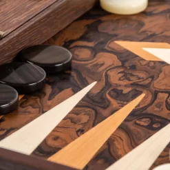 Backgammon: California Walnut Burl -Bordspellen y46ffixyx5ks6rd4onw7qrlrjfsykdo7